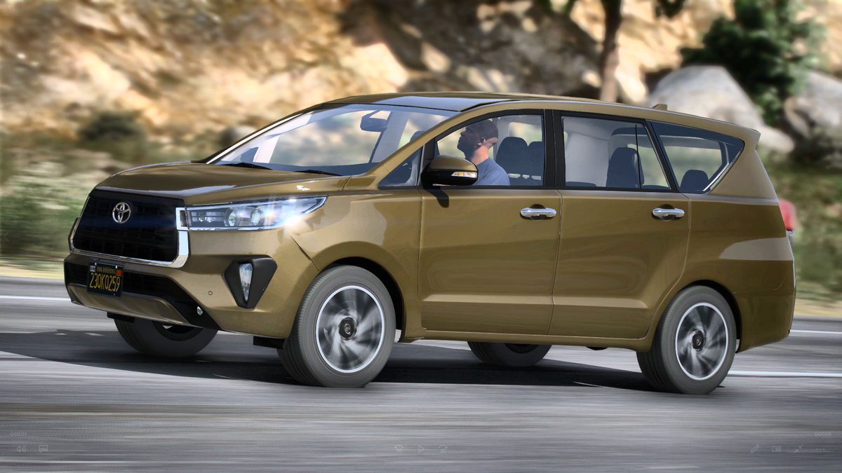 Toyota Innova Crysta 2021 Car Mod GTA 5 – GTA India Mods