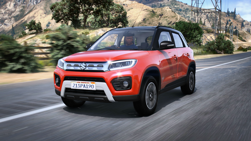 Maruti Suzuki Vitara Brezza 2021 Car Mod GTA 5