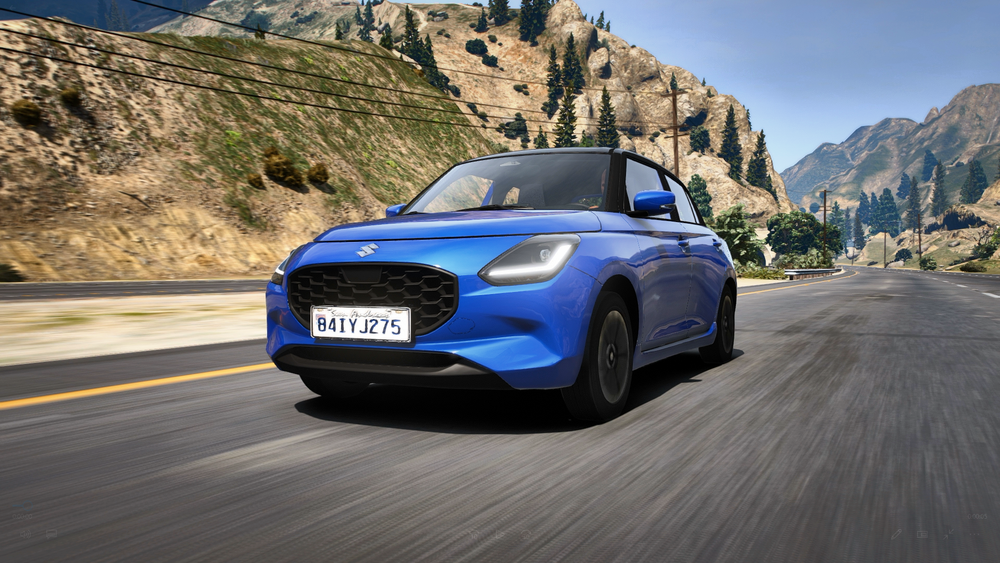 Maruti Suzuki Swift 2024 Car Mod GTA 5 – GTA India Mods