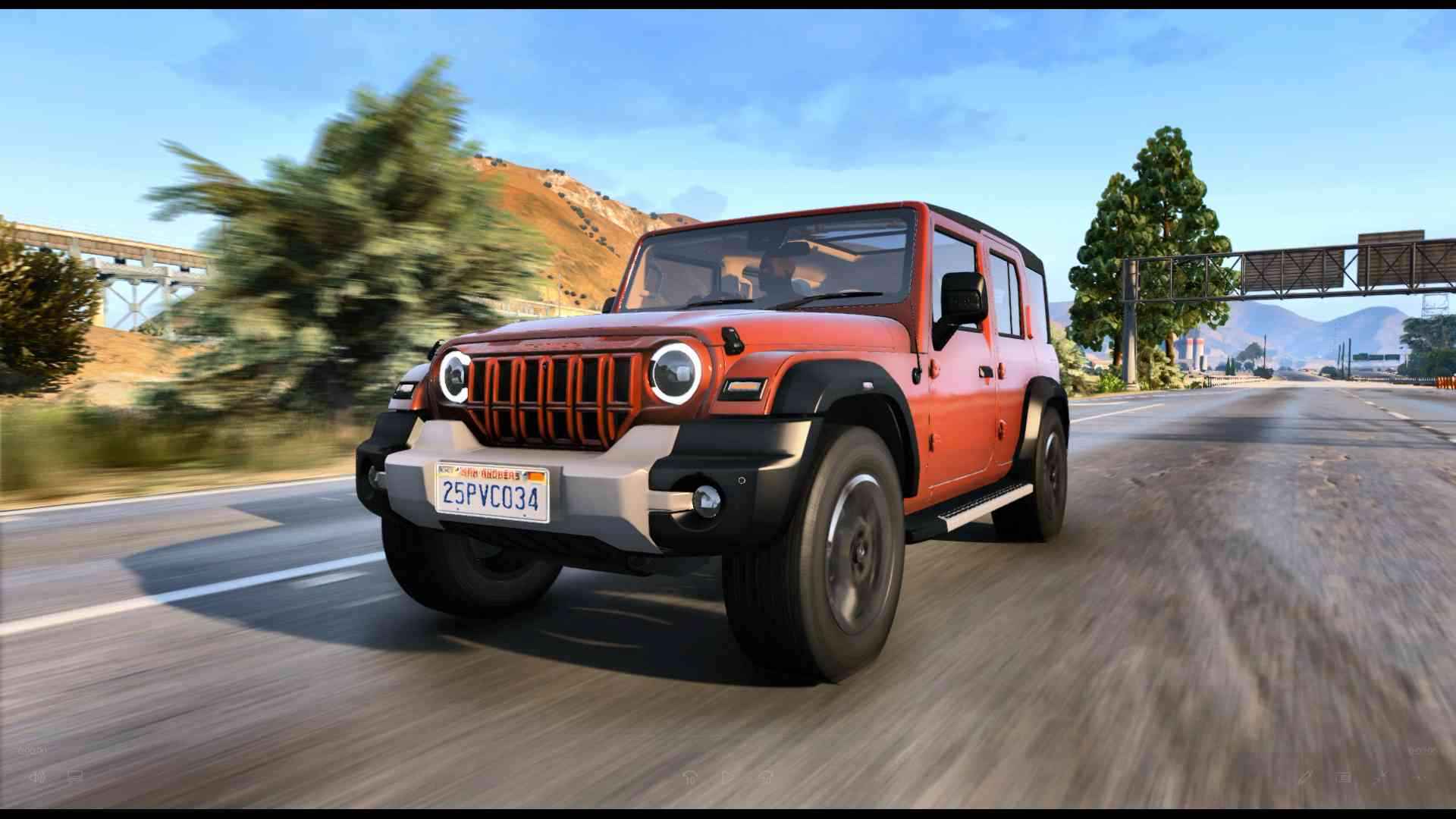 Mahindra Thar ROXX 2024 Car Mod GTA 5 – GTAINDIAMODS